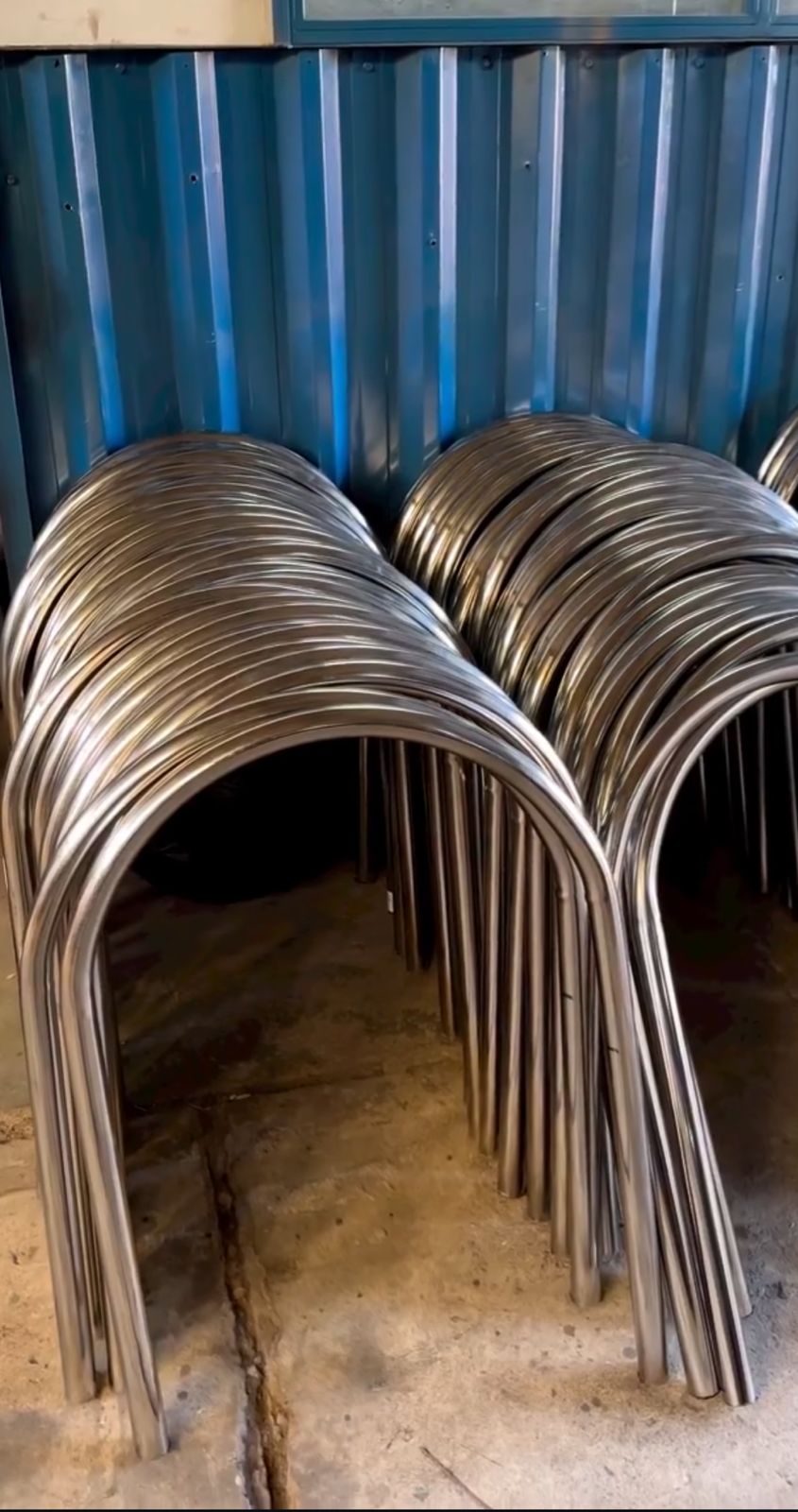 Curva industrial grande porte